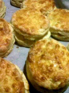 A picture of Super delicious buttermilk biscuits.