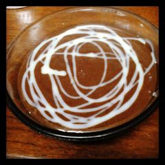A picture of Decorated Spoon Brigadeiro..