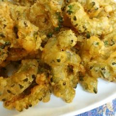 A picture of Pan-Fried Bitter Melon.