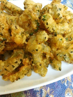 A picture of Pan-Fried Bitter Melon.