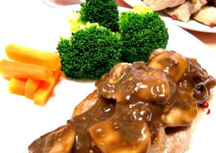 All-Purpose Balsamic Sauce with Mushrooms