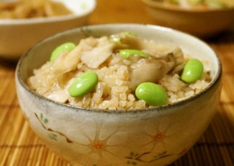 Easiest Way to Prepare Speedy Shimeji &amp; Maitake Mushroom Seasoned Rice