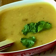 A picture of Masoor daal soup.