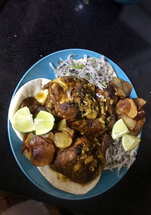 صورة لوصفة دجاج مشوي 😋😋