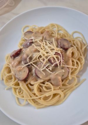 Foto resep Spaghetti Carbonara Ala Anak Kos