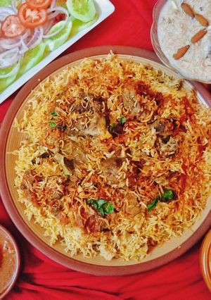 A picture of Lamb Mandi Pulao.