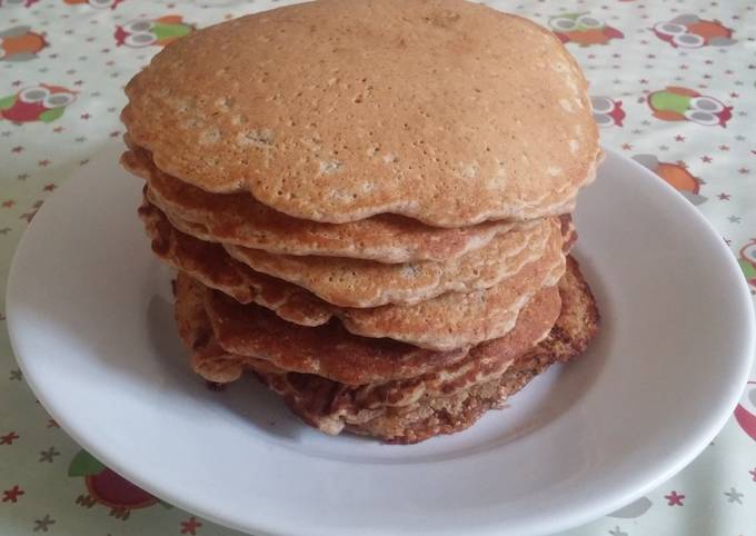 Hotcakes Veganos Integrales, esponjosos y suaves Receta de Tatina- Cookpad