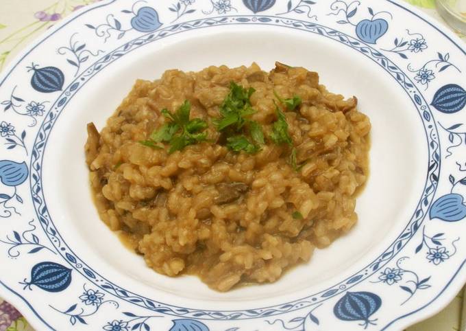Northern Italy Risotto with Porcini Mushrooms