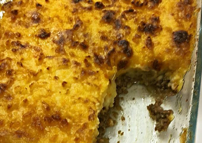 Steps to Prepare Speedy Cottage Pie with cheesy carrot potato mash