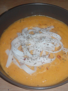 A picture of Low histamine vegetable cream soup.