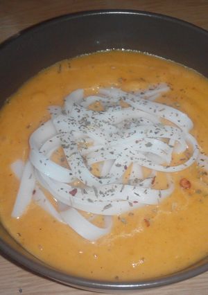 A picture of Low histamine vegetable cream soup.