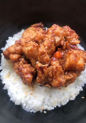 Foto resep Ayam Karage Saus Kecap & Reduced Honey