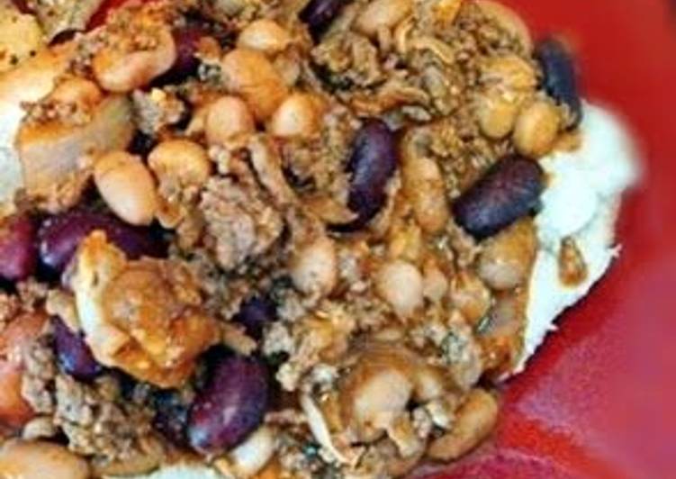 Steps to Make Any-night-of-the-week ~Chunky Chili with Beans~