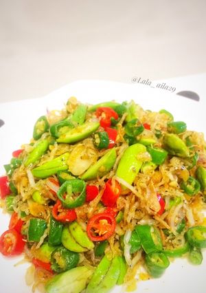 Foto resep Tumis teri pete