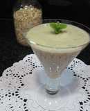 Batido de leche vegetal de soja, kiwi y copos de avena
- veggie