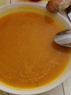 Une photo de Velouté de courge musquée (sans lait)