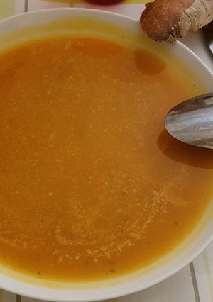 Une photo de Velouté de courge musquée (sans lait)