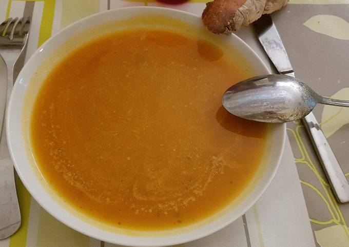 Velouté de courge musquée (sans lait)