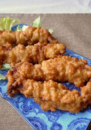 A picture of Fried Crispy Chicken Tenders (A Family Favorite).