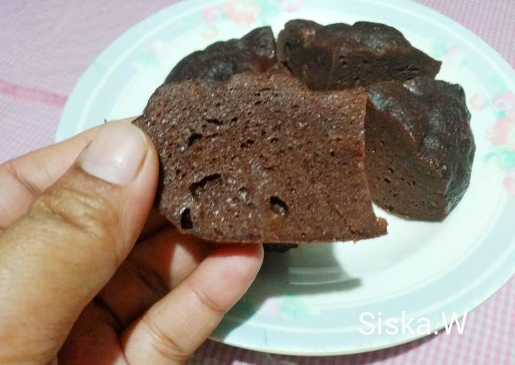 Cara Gampang Membuat Bolu Kukus Coklat DEBM 😋 (dgn blender), Lezat Sekali