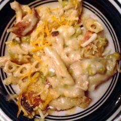 A picture of 3 Cheese Chicken Alfredo Bake.