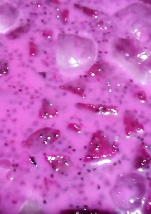 Foto resep Es buah naga