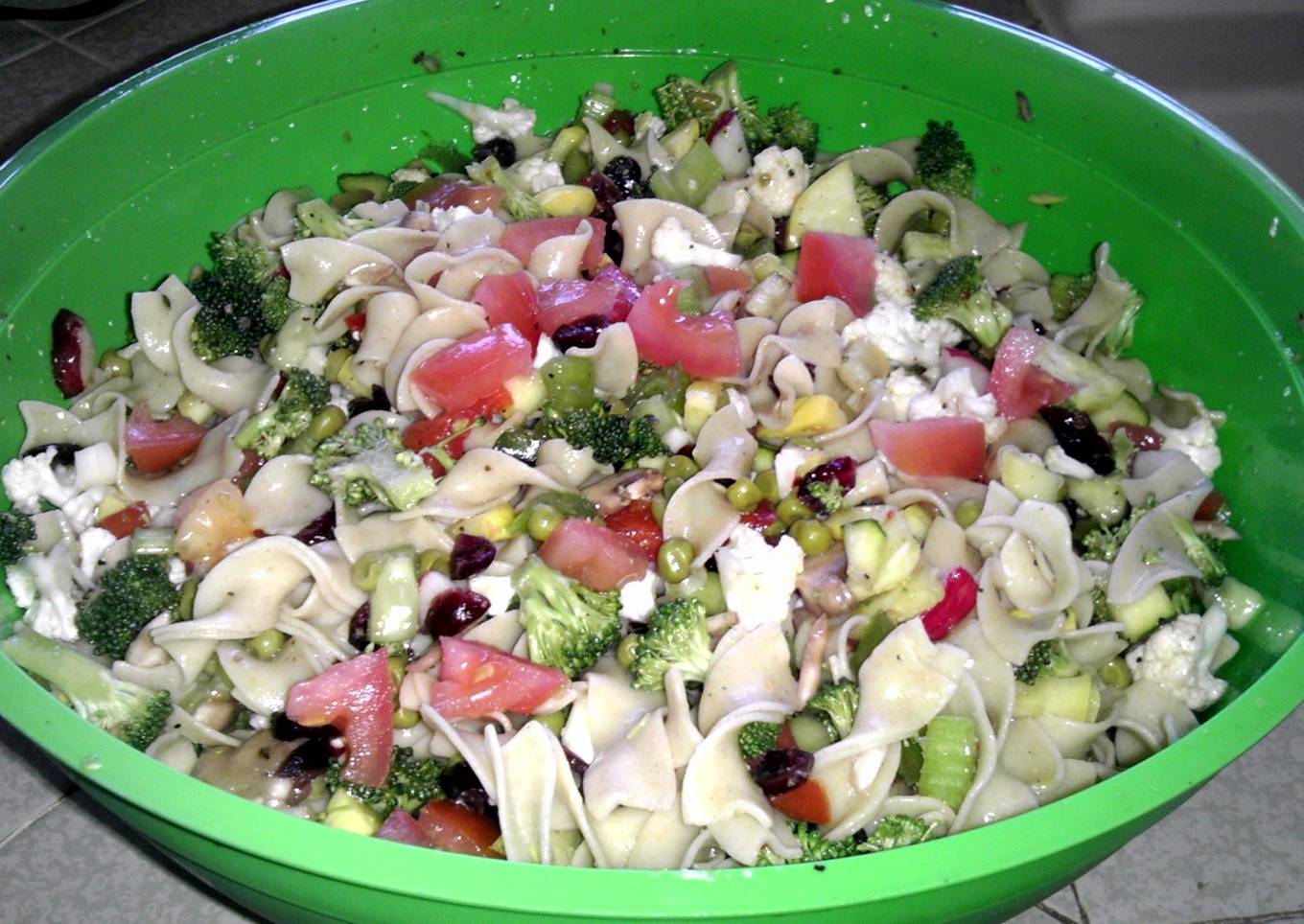 Garden pasta salad