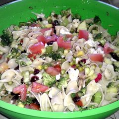 A picture of Garden pasta salad.