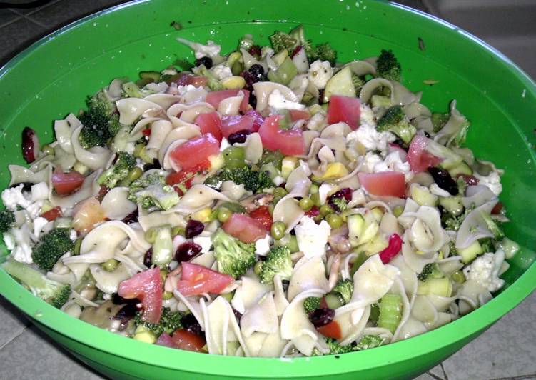 Recipe of Ultimate Garden pasta salad