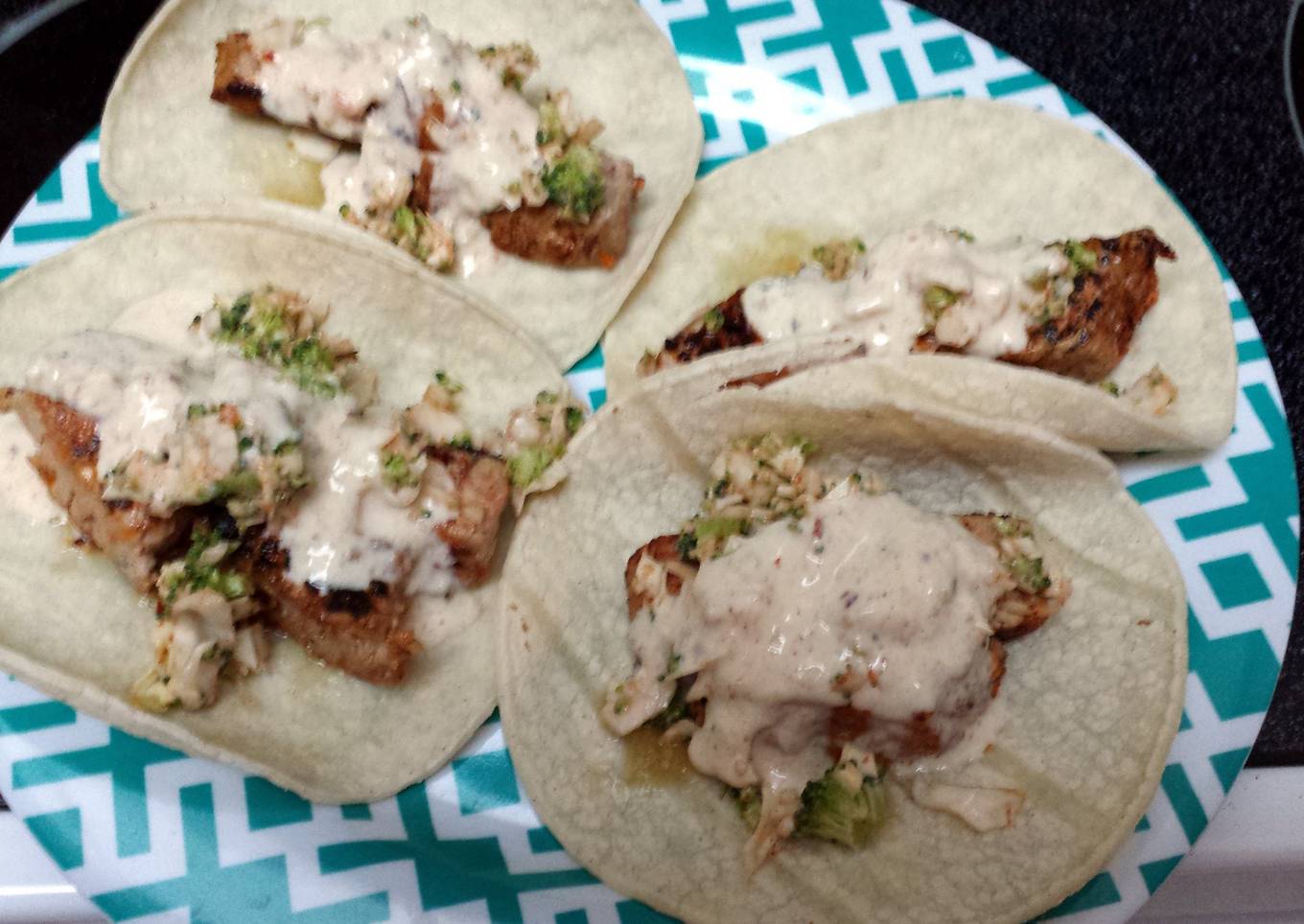 Spicy Ahi Tuna tacos