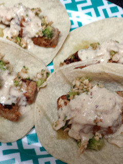 A picture of Spicy Ahi Tuna tacos.