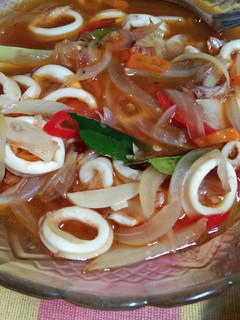 Foto resep Oseng cumi pedas