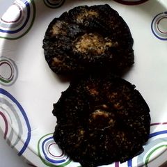 A picture of Grilled portobello caps.