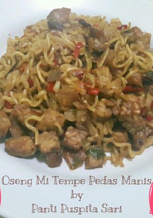 Foto resep Oseng mi tempe pedas manis