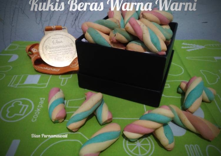 Cara termudah untuk Mudah SempurnaKukis Beras Warna Warni