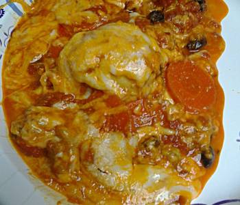 Best Recipe Cheesy Chicken and Carrots in Tomatoes Practical Delicious