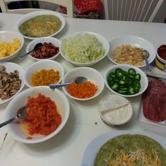 A picture of Mexican wrap.