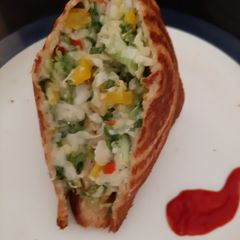 A picture of Colorful Healthy Sandwich.