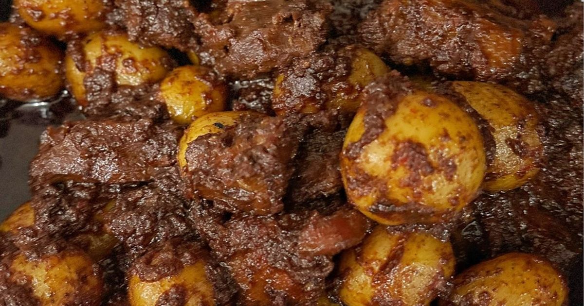 Rendang Daging Kentang Gampang Banget