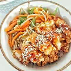 รูปของ Chicken Katsu Teriyaki Donburi