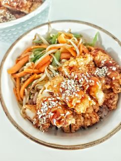 Foto resep Chicken Katsu Teriyaki Donburi
