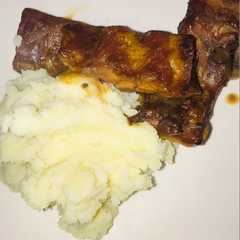 A picture of Costillas bbq.