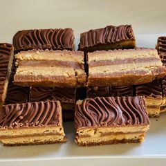 A picture of Nuts and biscuit bars.