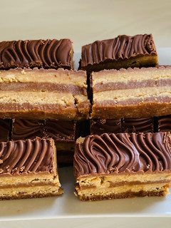 A picture of Nuts and biscuit bars.