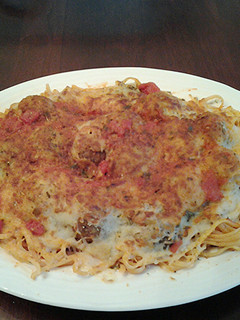 A picture of Meatball Parmesan.