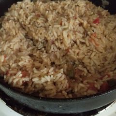 A picture of Shrimp flavored rice.
