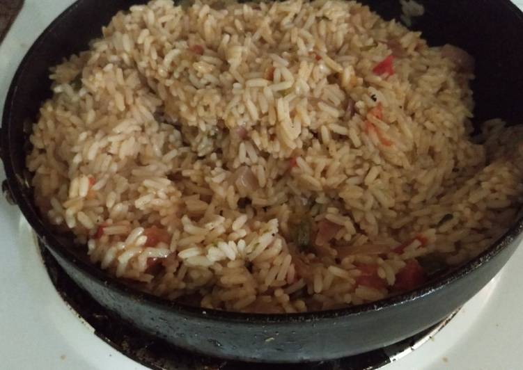 Steps to Prepare Homemade Shrimp flavored rice