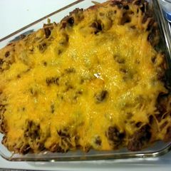 A picture of Sausage casserole.