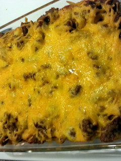 A picture of Sausage casserole.