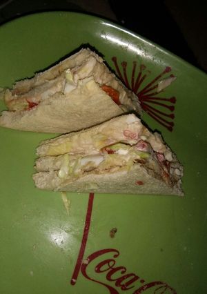 A picture of Homemade sandwich.